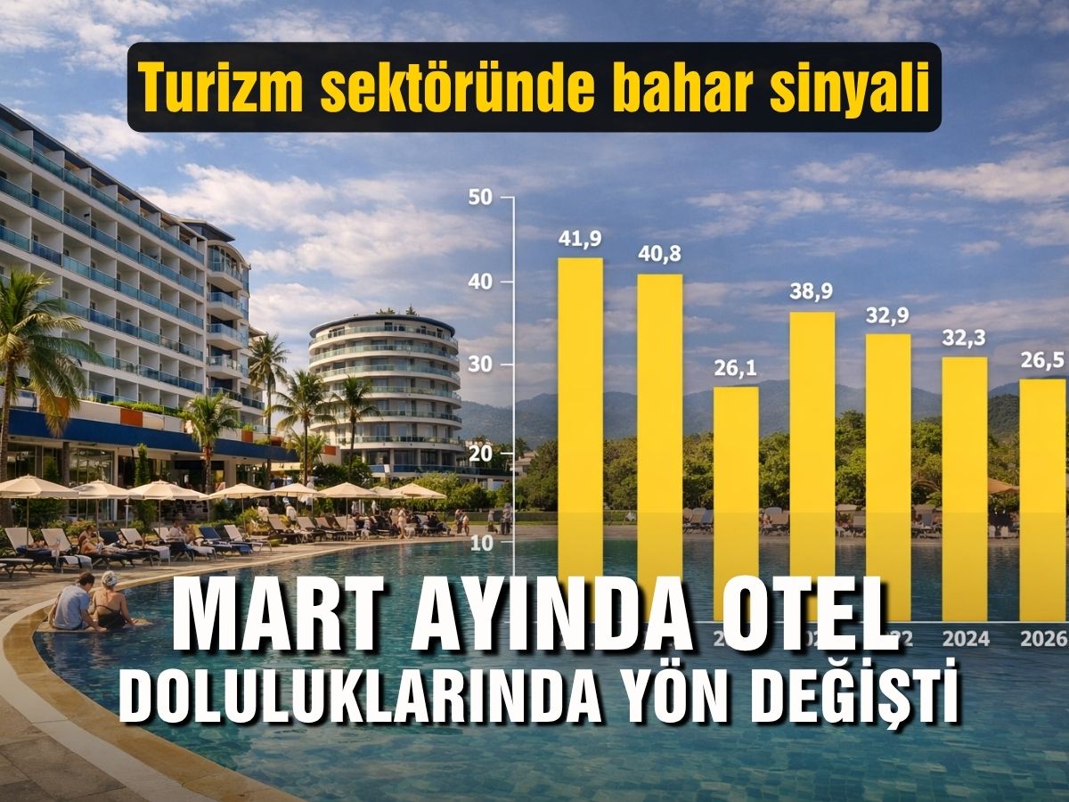 Turizmde Mart kıpırdanması: Otellerde düşüş trendi kırıldı