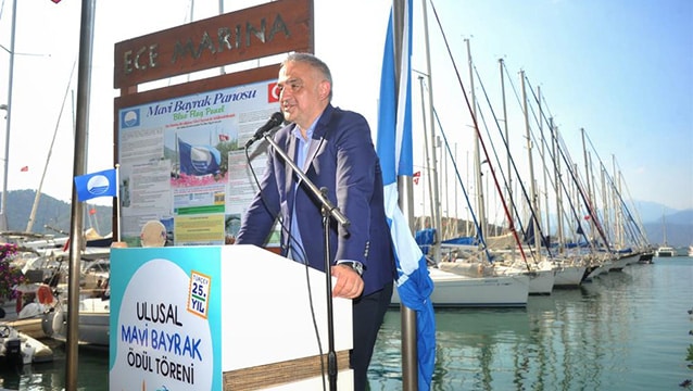 Kültür ve Turizm Bakanı Mehmet Ersoy: Mavi Bayrak'ta birinciliği hedefliyoruz
