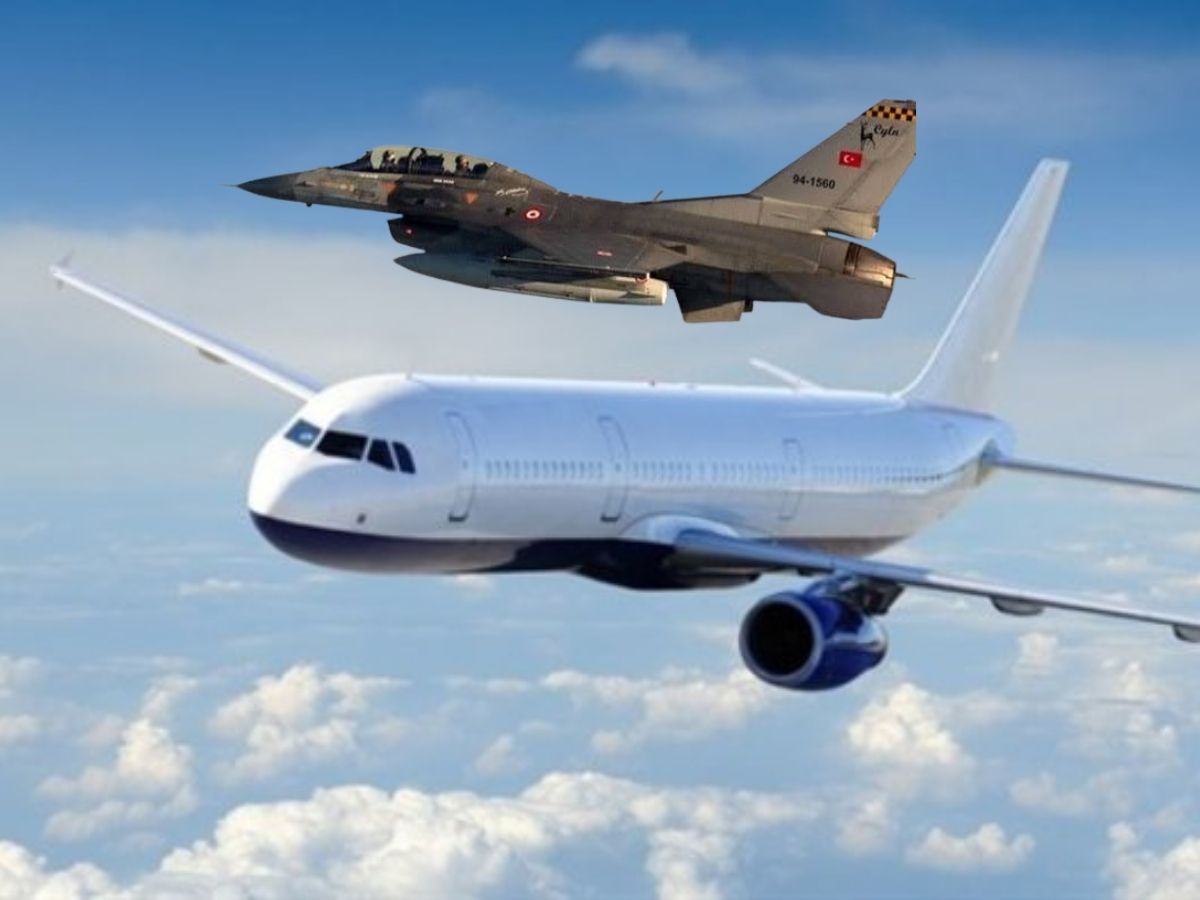 Yolcu uçağındaki 7500 alarmı F-16'ları harekete geçirdi