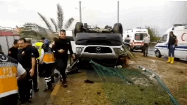 Manavgat'ta kaza... 3 Alman turist yaşamını yitirdi.