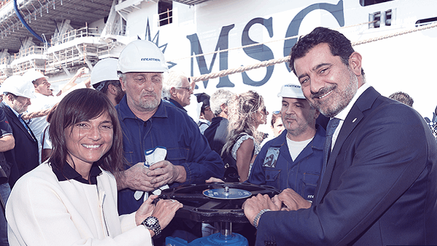 MSC Cruises yeni gemisini suya indirdi
