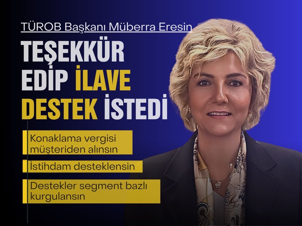 Eresin, verilenlere teşekkür edip ilave destek istedi 