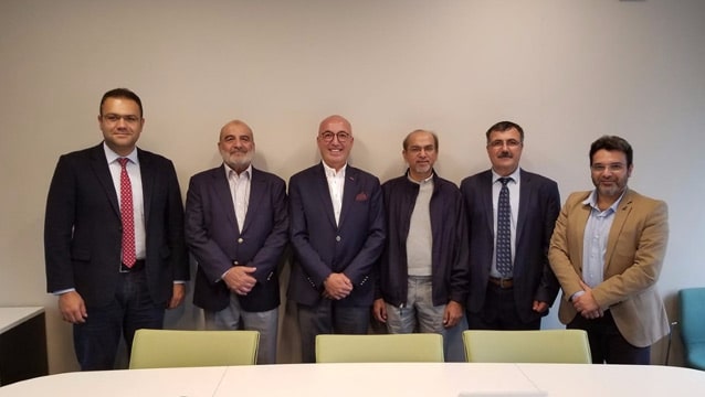 Numan Olcar, Travelport yetkilileriyle görüştü