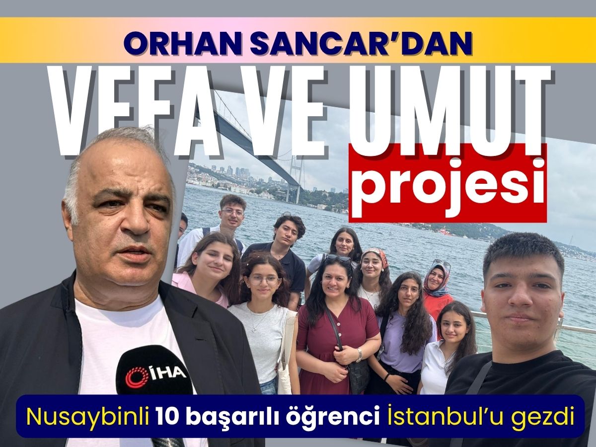 Orhan Sancar’dan vefa ve umut projesi…