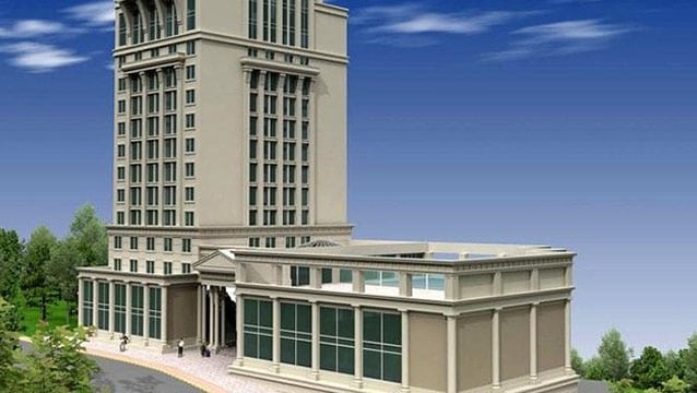 Otel inşaatını lüks konut projesine çevirdi