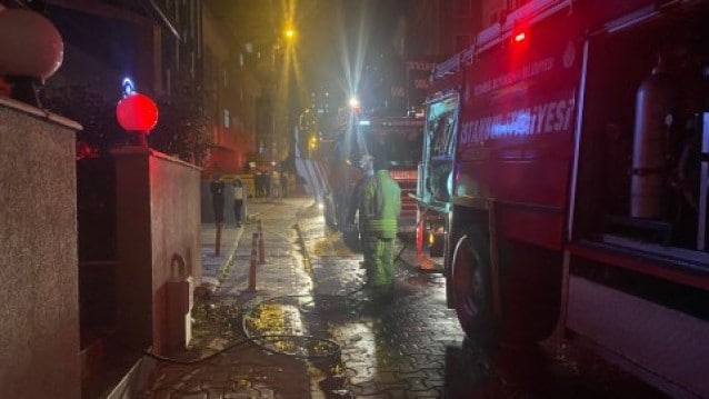 Otelde yangın paniği!