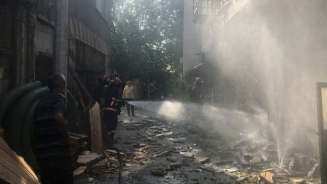 Otelde yangın paniği!