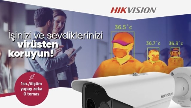 Oteller için akıllı çözüm: Hikvision Sıcaklık Tarama Terminalleri