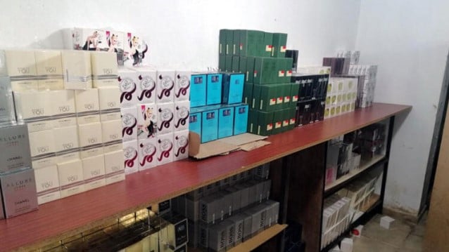 Otellere de satıyorlardı...O depoya baskın yapıldı