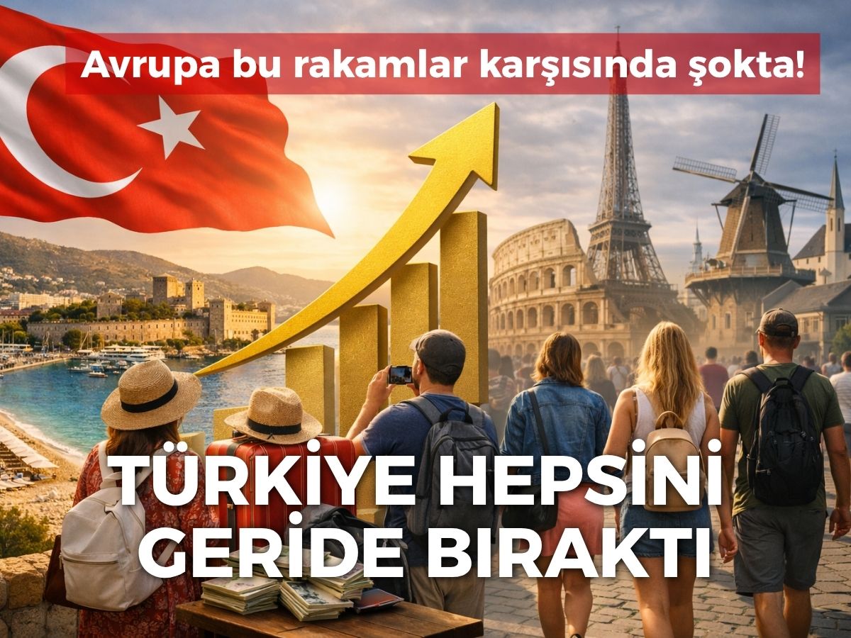 Avrupa bu rakamların ardından şaşkın: Türkiye turizmde zirveye göz kırptı