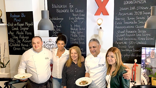Radisson'dan Hayata Sarıl Lokantası'na destek 