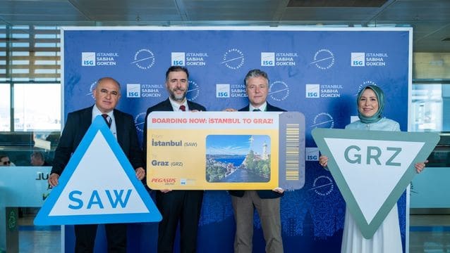 Sabiha Gökçen’den Avusturya’ya 2. direkt bağlantı: Graz