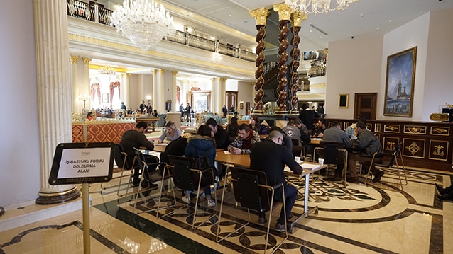 Saray'da görkemli kariyer günü