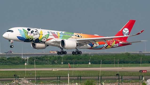 Sichuan Hava Yolları talep artınca Airbus A350 ile uçmaya başladı 