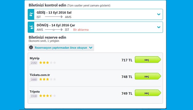 Skyscanner havayolu şirketlerinin kalitesini puanlayacak