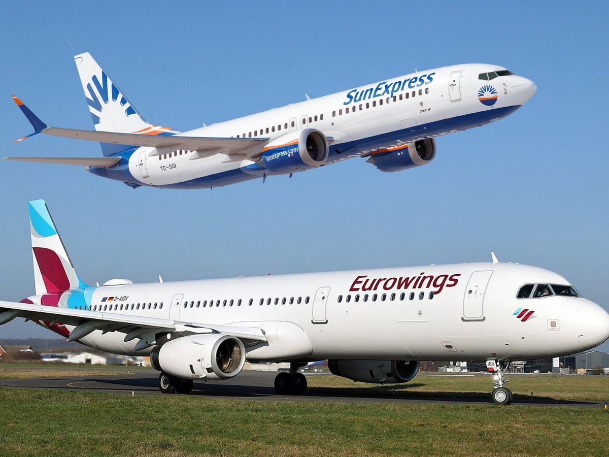 SunExpress-Eurowings iş birliğiyle Avrupa’ya 8 yeni hat