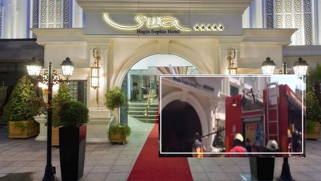 Sura Hotel'de korkutan yangın