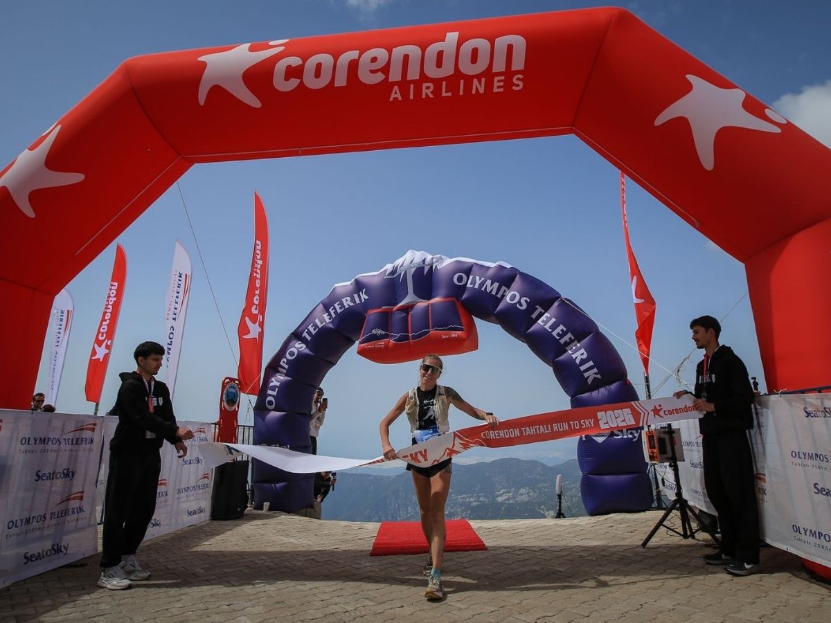 Kemer’de Corendon imzası: Tahtalı Run to Sky’da olimpiyat ateşi yandı