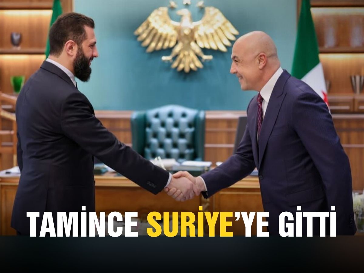 Fettah Tamince Suriye’ye gitti… 