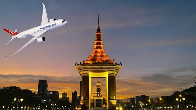 THY 10 Aralık’ta Kamboçya’ya uçacak