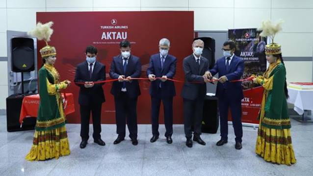 THY Aktau seferlerine başladı