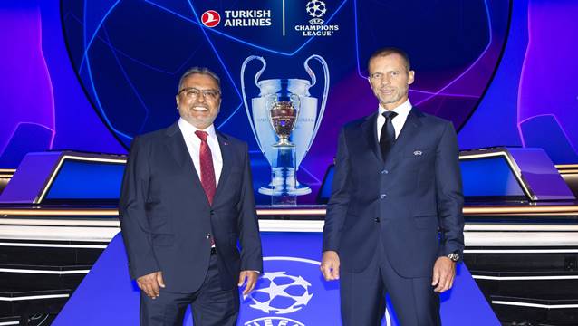 THY Şampiyonlar Ligi'nin resmi sponsoru oldu