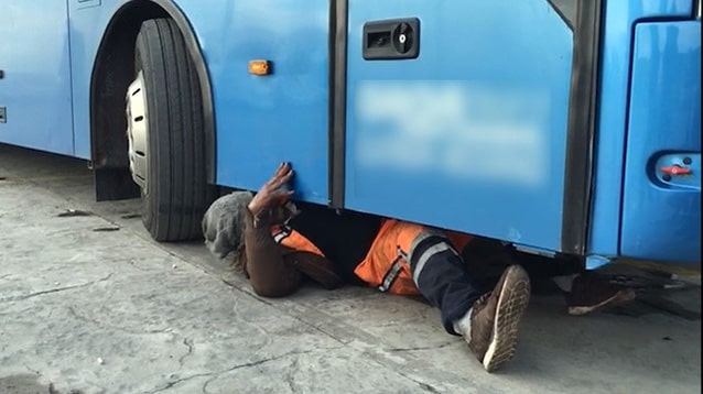 Tur otobüsü şoförünü şaşkına çeviren olay!