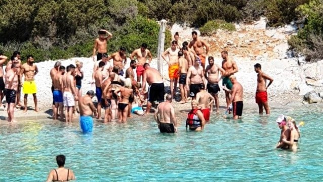 Turistleri kurtarmak için seferber oldular ama...