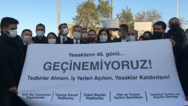 Turizm çalışanlarından eylem!