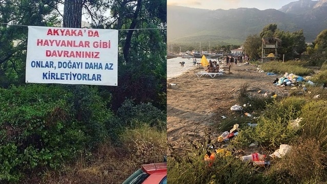 Turizm karşıtı hareket ilk tepkisini yerli turiste verdi...