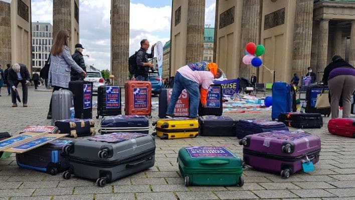 Turizmcilerden protesto!