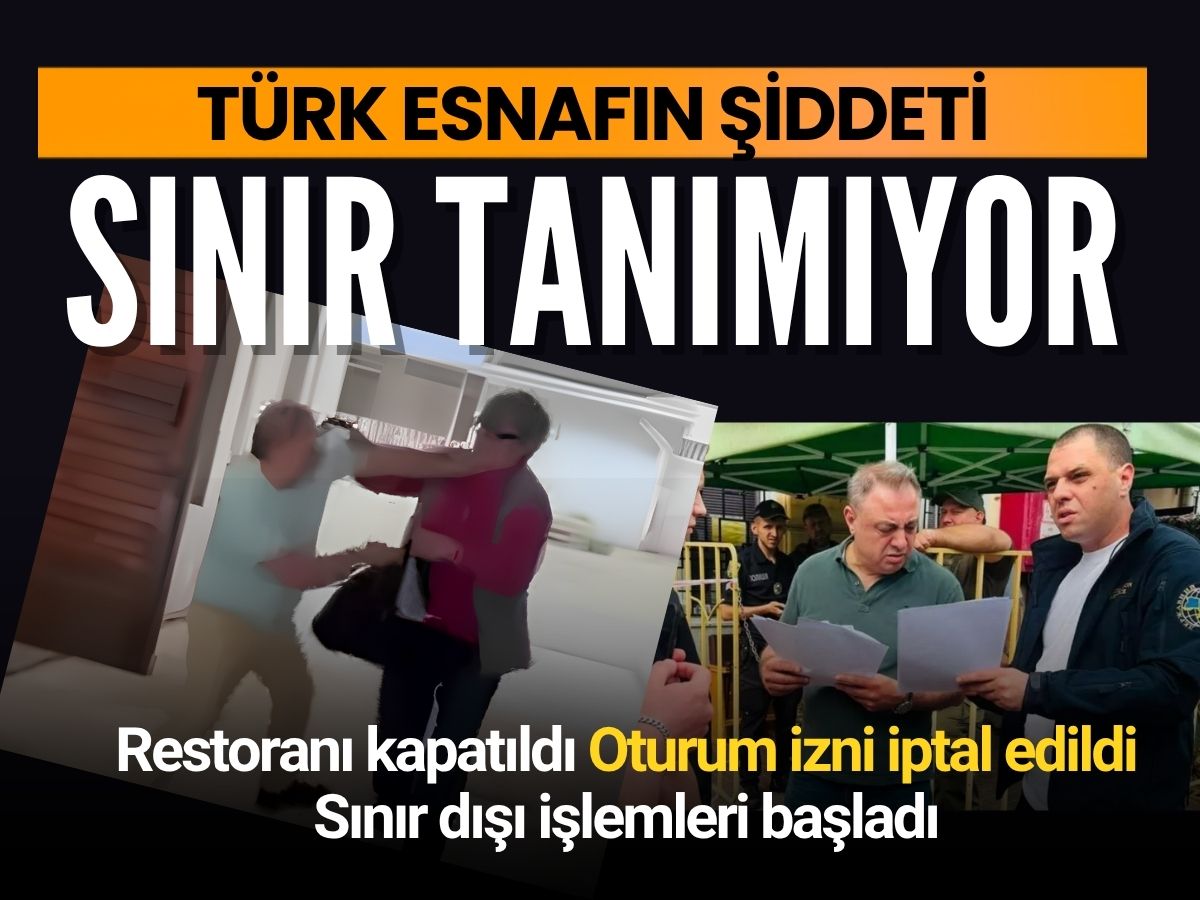 Türk esnaf Ukraynalı kadını dövdü