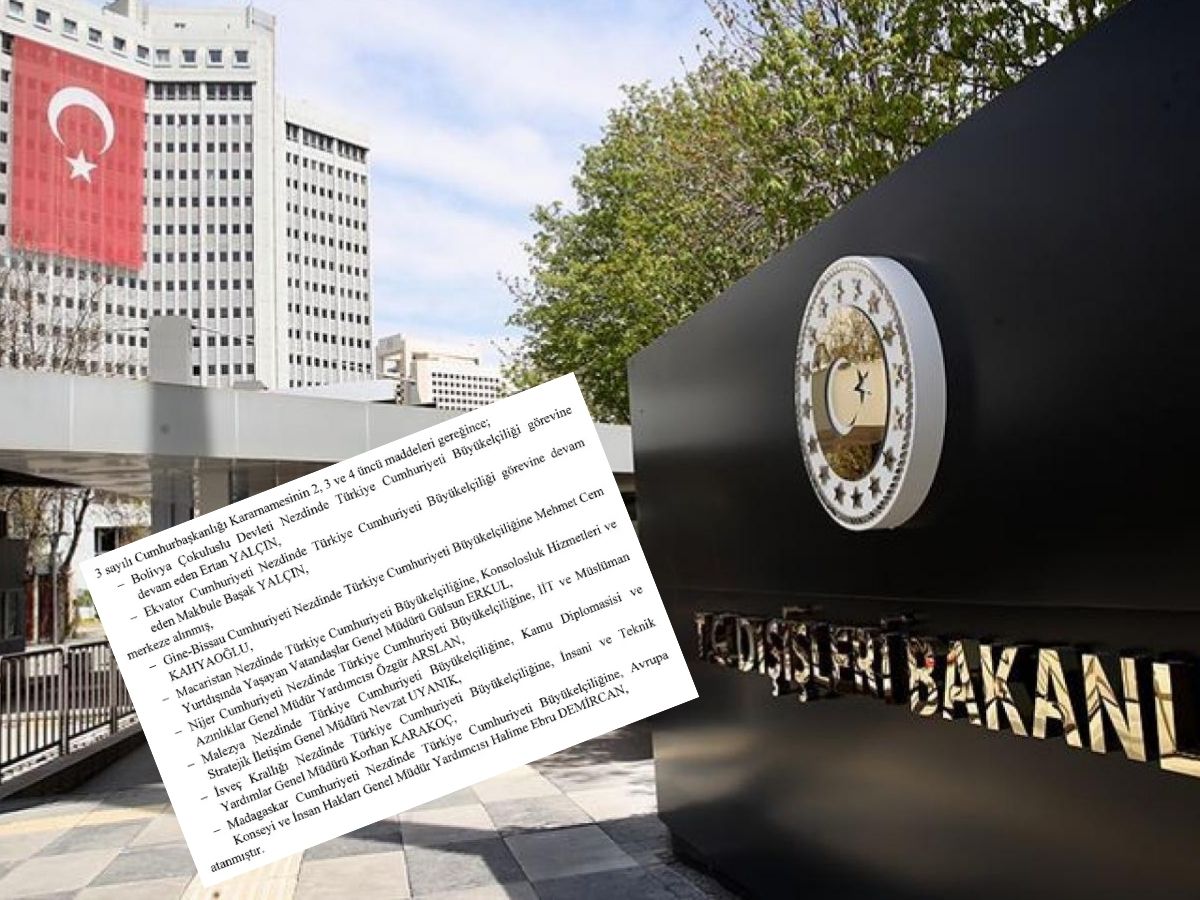 Dışişlerinde kararname günü: 7 büyükelçi atandı 3 isim merkeze çekildi