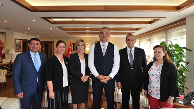 TÜROB'tan Bakan Ersoy'a ziyaret