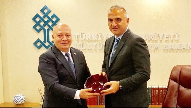 TUROYD Kültür ve Turizm Bakanı Mehmet Ersoy’u ziyaret etti