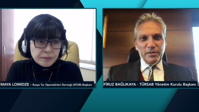 TÜRSAB Başkanı Bağlıkaya, Maya Lomidze ile Rusya pazarını konuştu