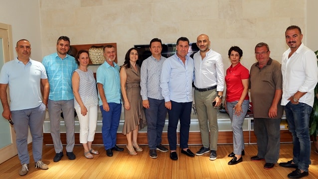 TÜRSAB Bodrum YTK'nın yeni yönetiminden Başkan Kocadon’a ziyaret
