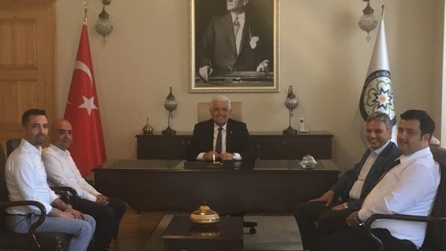 TÜRSAB, Muğla Büyükşehir Belediye Başkanı Osman Gürün'ü ziyaret etti