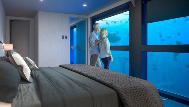 Ülkenin ilk sualtı oteli açıldı