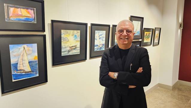 Ünlü İç Mimar Hakan Külahçı, ilk resim sergisini Antalya’da açtı