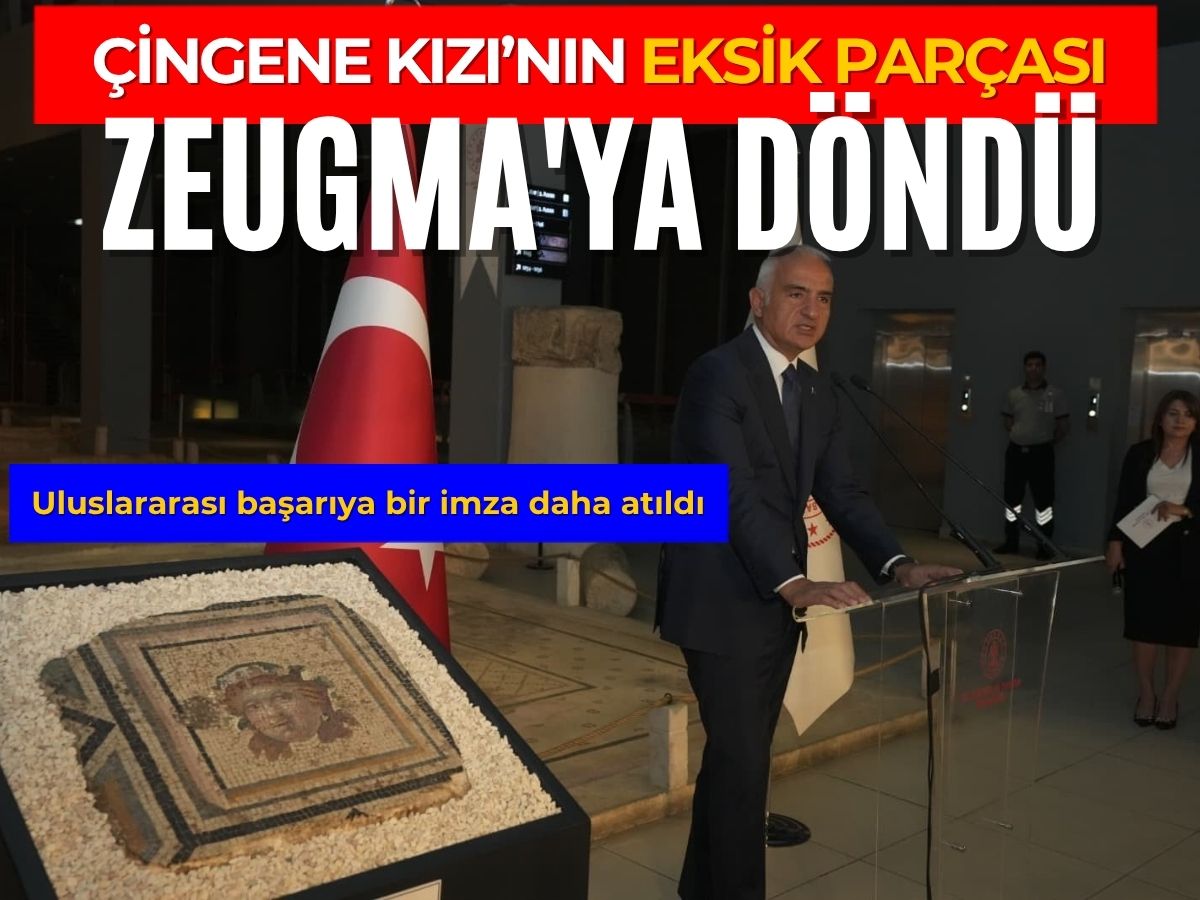 Yarım kalan hikaye tamamlandı: Çingene Kızı'nın kayıp parçası Zeugma'ya döndü