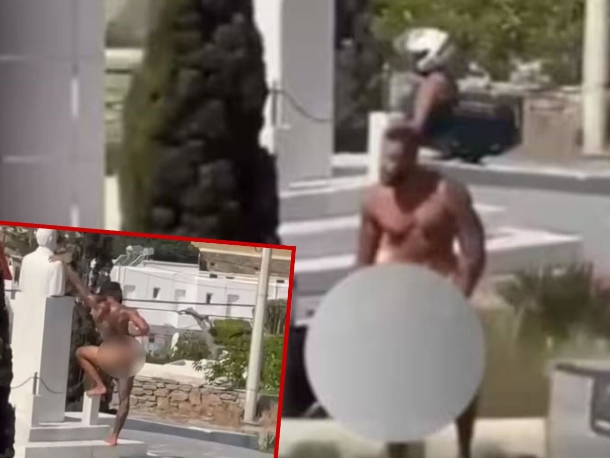 Turistlerin gözü önünde yaşandı: Fenomeni gözaltına götüren hareket