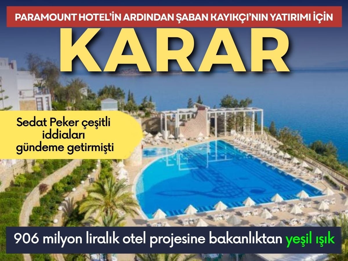 906 milyon liralık Duja Ephesus Otel projesine bakanlıktan yeşil ışık