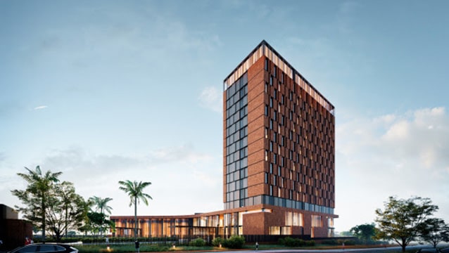 Türk şirketin tasarladığı otel inşaatında sona doğru