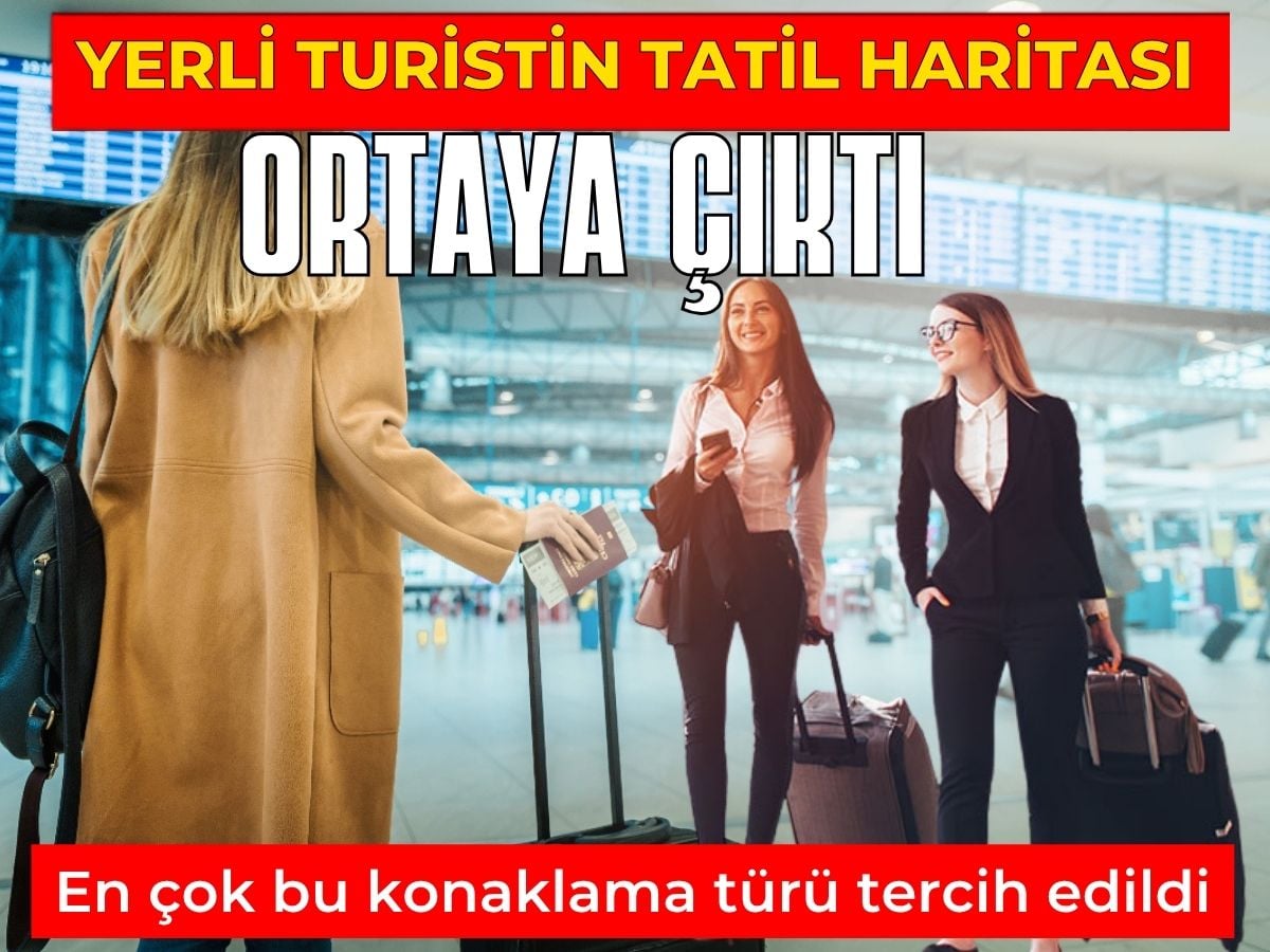 Yerli turistin tercihi belli oldu: Oteller ikinci sırada kaldı